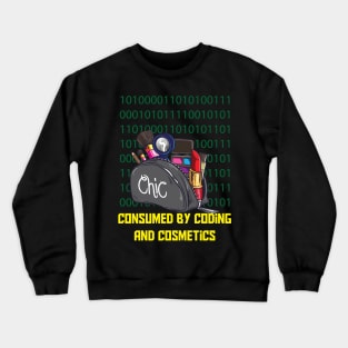 Funny Software Developer and Computer Science Coder meme Crewneck Sweatshirt